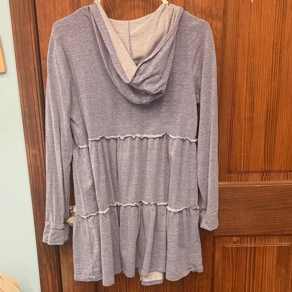 Universal Thread Gray Hooded Jacket - Picture 4 of 4